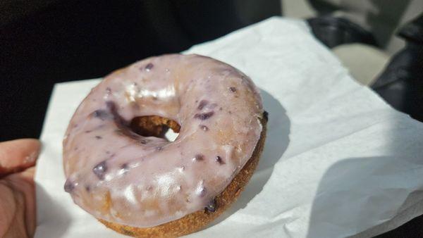 Blueberry with Blueberry frosting