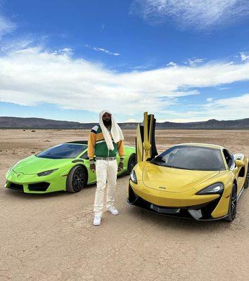 Money Man with the Mclaren 570 and Lamborghini Huracan