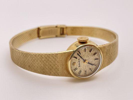 Rolex Women's Winding Watch 14K Yellow Gold