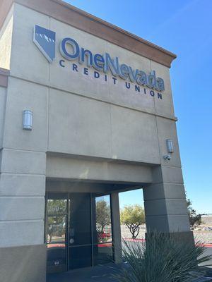 Front entrance to One Nevada Credit Union