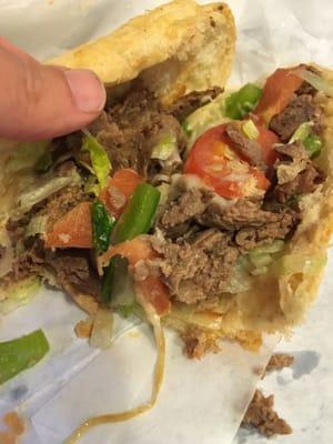 Super steak toasted hoagie