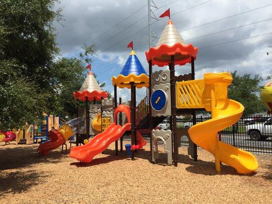 We can proudly say that we have the best playground equipment in the area.