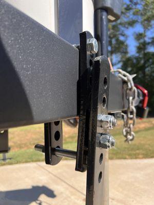 My equalizer hitch installation at Camping World