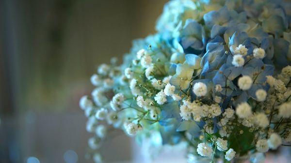 Wedding: Flowers on a special day.