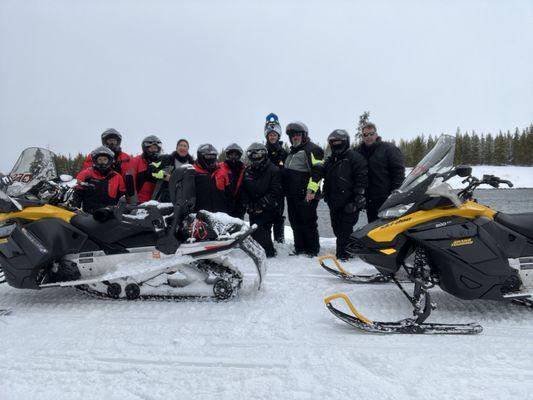 Our entire group at the end of Day 1