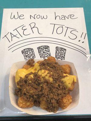 Tater Tots....     we have them.