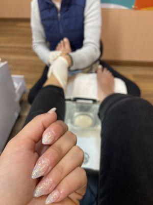 Full set/pedicure