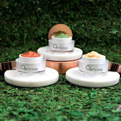 Orange Zest, Cucumber Mint & Tropical Mango Masks