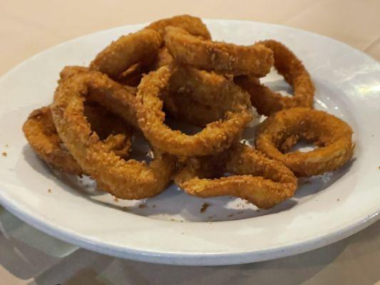 Onion ring appetizer. Crispy and large portion!