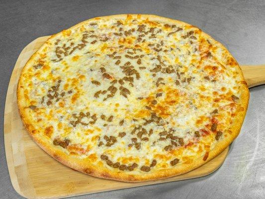 Beef Sausage Pizza