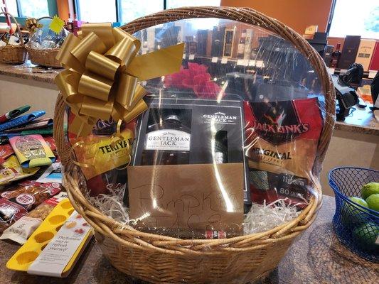 100 SCORE ON HUBBY TEST... DESERVE A GIFT BASKET WITH HIS FAV GOODIES.. GENTLEMAN JACK CIGAR BEEF JERKY