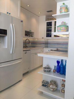 Kitchen backsplash deco polo blanco