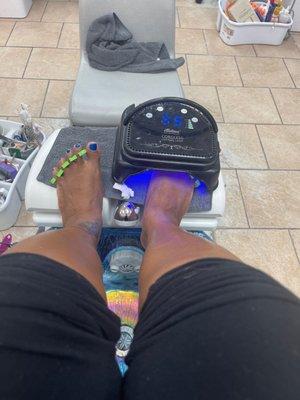 Getting a pedi