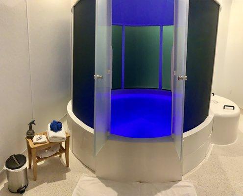 We have two private float therapy rooms!