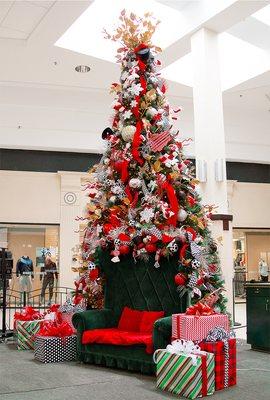 Our custom tree display at Midland Park Mall Dec. 2018