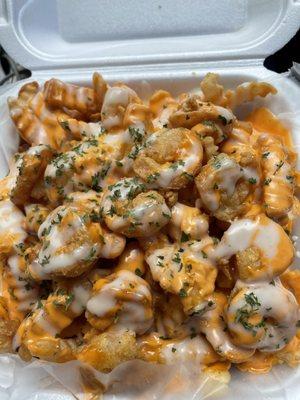 Madd Kidd Loaded Buffalo Ranch Shrimp Fries