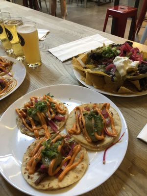 Braised Beef Tacos and Beef Nachos