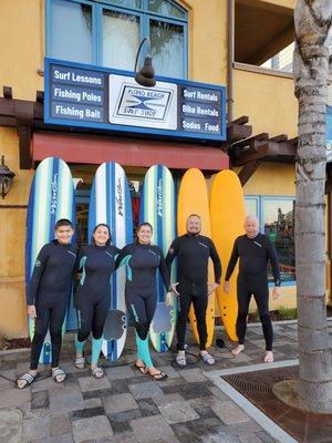 Surf Lessons at Pismo Beach Bike Rentals