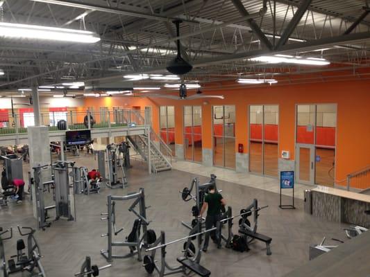 First floor Strength Training and Group Exercise room