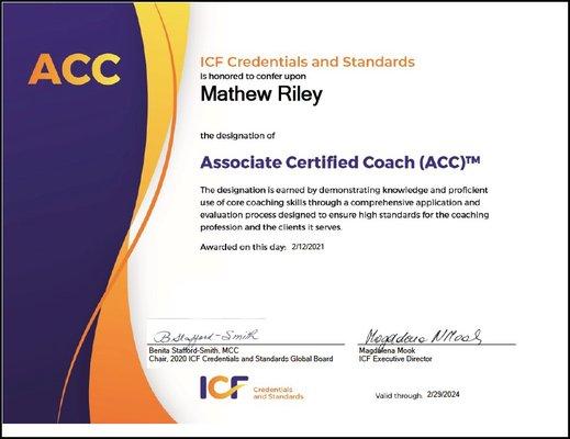 With an ICF accredited coach your results are around the corner.