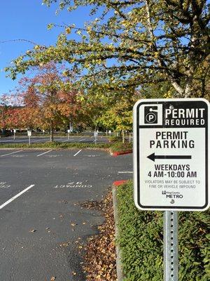 Permit parking