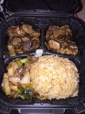 Filet Mignon entrée to-go.