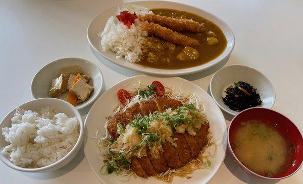 Basic bento + curry