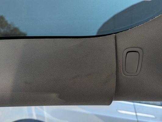 Window trim clips broken and unable to clean from tint removal