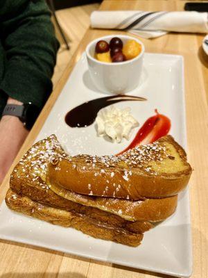 Nutella Marscapone French Toast