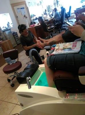 Pedi time!