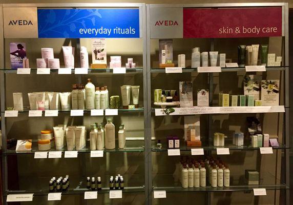 Fabulous selection of Aveda products for everyday, skin and body, styling and hair care