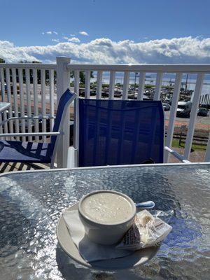 Clam chowder $7