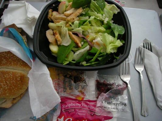 cranberry, walnut, apple salad