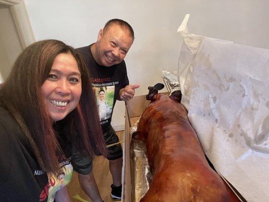 70 lbs  lechon