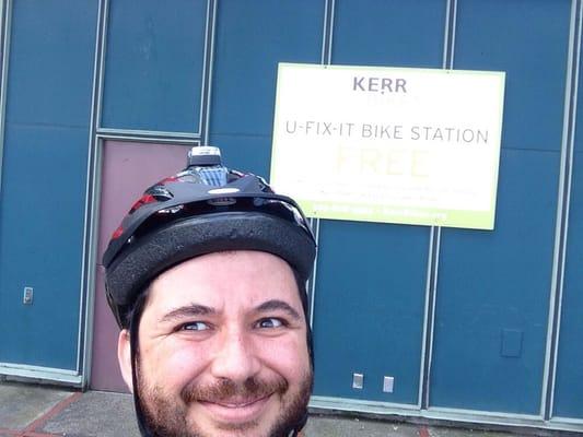 Free bike repair station!