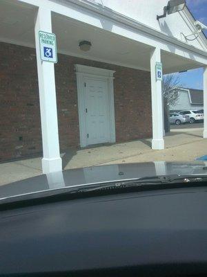 Why does the bank have a door with hinges on the outside? Seems like it wasn't very well thought out.  :-P