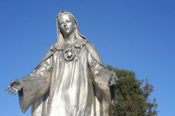 Statue of Mary at Our Lady of Peace