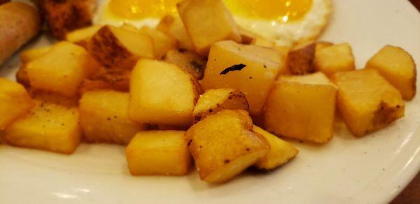 Great skin on breakfast potatoes