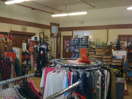 The upstairs sale room. It's less impressive-looking, but still well laid out.