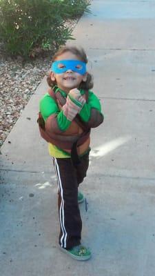 All ready for costume day at Elite Preschool & Learning Center!