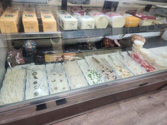 Cream cheese display