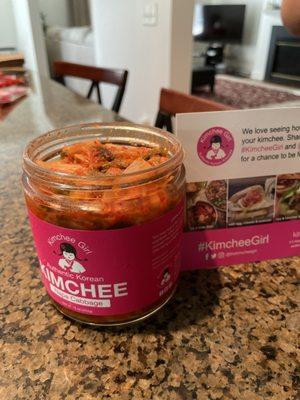 16 oz Jar of Napa Cabbage Kimchee