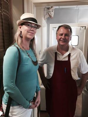 The award winning master of boudin in New Iberia, Ted Legnon; boudin of such clean flavor that can not be found anywhere else.