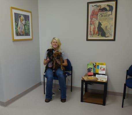 The canine waiting room.