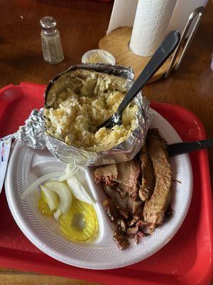 Brisket plate