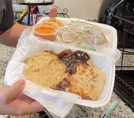 Beans and Cheese Pupusa