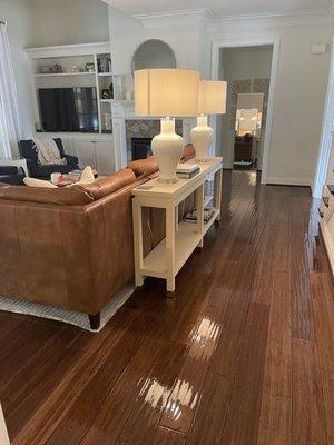 Love wood floors with a little bit of bona