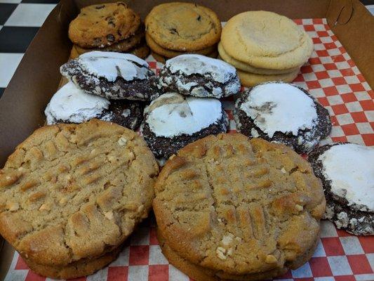 Complimentary cookies at my local barbershop.