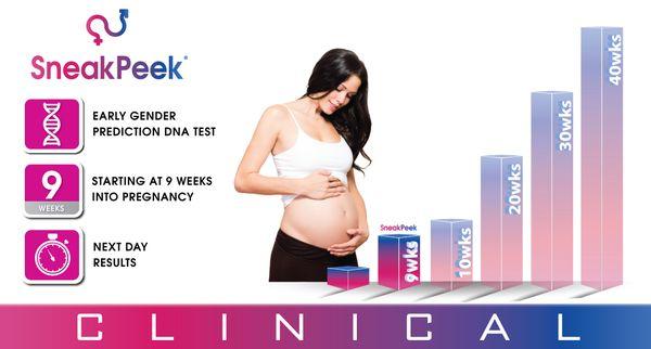 Only $129 to bond with your baby the earliest you can in pregnancy. Know boy or girl at 9 weeks pregnant with 100% accuracy!