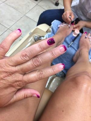 I have to say the best.. Feet and nail manicure and pedicure I have ever gotten.. Feeling good now... The massage was great..